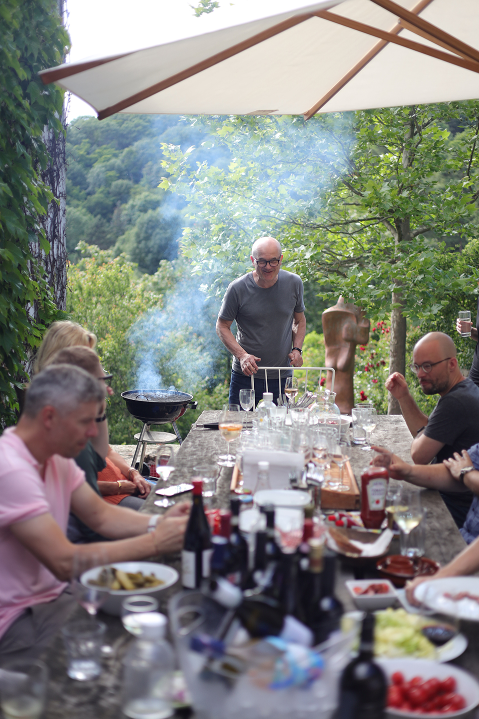 Exkurze na naše stavby ve stavbě a oslava narozenin